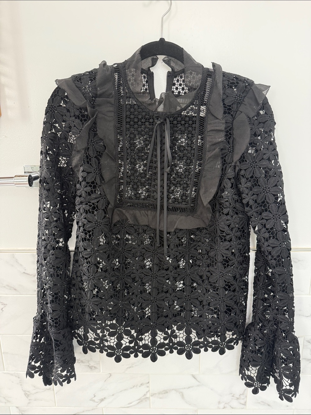 Self portrait lace top